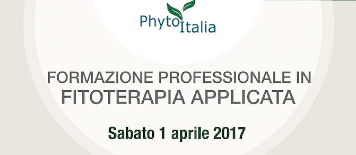 CORSO DI FORMAZIONE iN FITOTERAPIA APPLICATA
